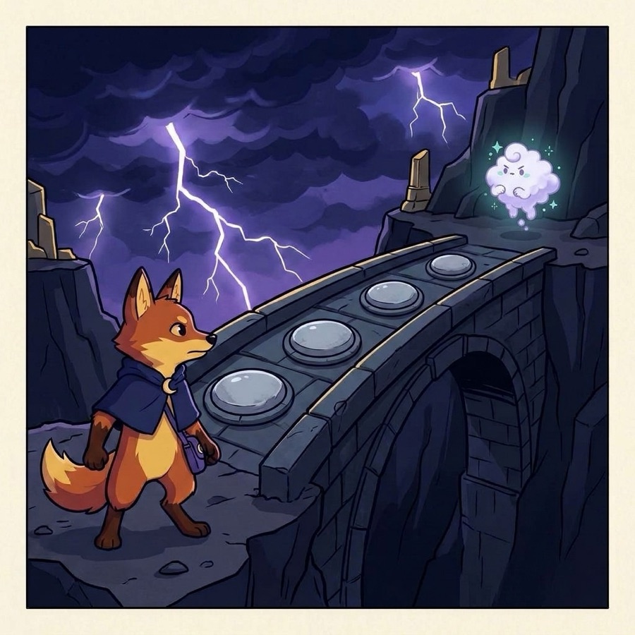 Lumi and the dark Moon Bridge